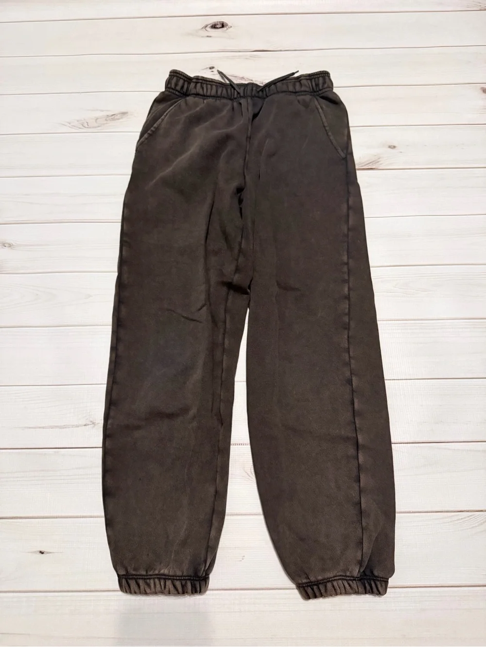 GAP Black Elastic Waist Sweatpants